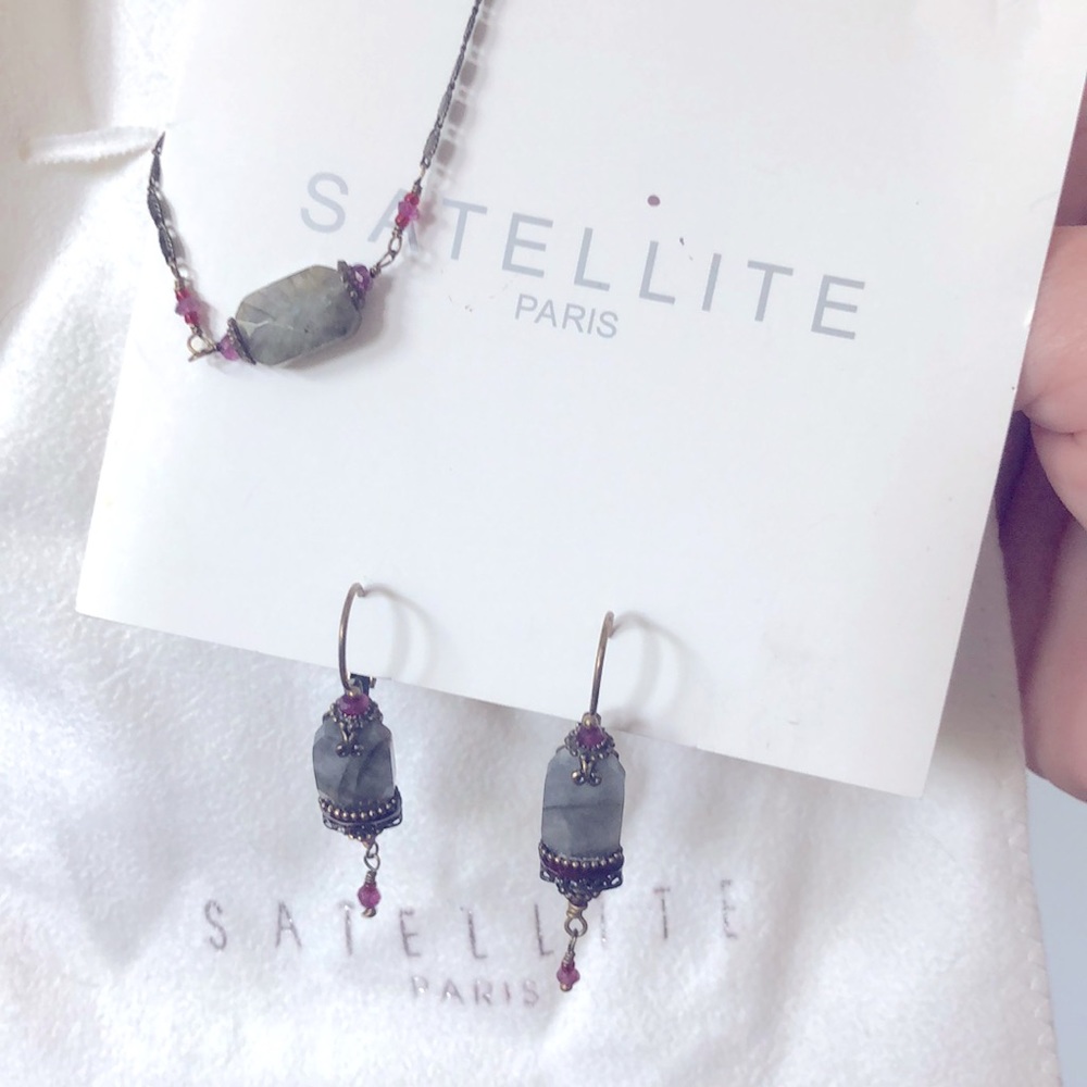Satellite Paris bracelet & earrings